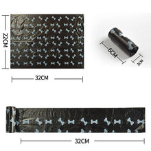 Load image into Gallery viewer, Upgraded printed Dog Poop Waste Refuse Cleanup Doggy Roll Replacements for Outdoor Puppy Walking and Travel Thick Plastic