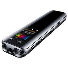 Load image into Gallery viewer, V39 Voice Activated Portable Recorder MP3 Player Telephone Audio Recording Dual Arc Microphone Digital Voice Recorder Dictaphone