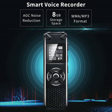 Load image into Gallery viewer, V91 Professional HD Digital Voice Recorder One-button Record Noise Reducation Dictaphone USB Rechargeable Big Capacity Recorder