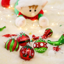 Load image into Gallery viewer, Valery Madelyn 70Pcs Christma Balls Christmas Tree Hanging Balls Pendant Ornament Red Green Christmas New Year Party Decoration