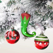 Load image into Gallery viewer, Valery Madelyn 70Pcs Christma Balls Christmas Tree Hanging Balls Pendant Ornament Red Green Christmas New Year Party Decoration