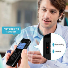 Load image into Gallery viewer, Vandlion V52 Professional Voice Activated Digital Voice Recorder Audio HiFi Recording 32G 64GB USB Pen Recording for Lecture