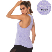 Load image into Gallery viewer, Yoga Shirts Women Sport Singlet Athletic Fitness Sport Tank Tops
