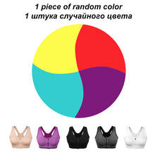 Load image into Gallery viewer, Yoga Workout Bra Breathable Wire free Padded Push Up Sports Top Fitness Gym Yoga Workout Bra