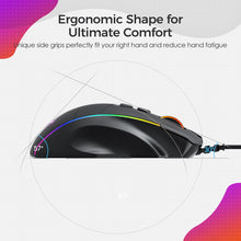 Load image into Gallery viewer, Gaming Mouse Wired Ergonomic Mice with 8000DPI 8 Programmable Buttons RGB Backlit for PC Gamer Computer Mouse