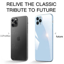 Load image into Gallery viewer, Square Tempered Glass Phone Case for iPhone 12 Mini 11 Pro Max SE 2 X XR XS Max 8 7 Plus 12 Pro Anti-knock Liquid Silicone Cover