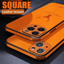 Load image into Gallery viewer, Square Leather Cover For iPhone 12 Pro Max 12 Pro Case For iPhone 12 11 Pro Max XS 12Pro X XR Cover Luxury Shockproof Deer Cases