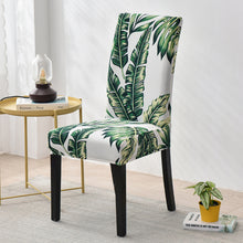 Load image into Gallery viewer, Square lattice printed stretch chair cover for dining room office banquet chair protector elastic material armchair cover