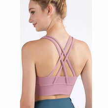 Load image into Gallery viewer, Yoga Tops Bra Solid Color And Sexy Sports Wear Outdoor Exercise Clothes
