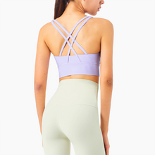 Load image into Gallery viewer, Yoga Tops Bra Solid Color And Sexy Sports Wear Outdoor Exercise Clothes