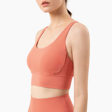 Load image into Gallery viewer, Yoga Tops Bra Solid Color And Sexy Sports Wear Outdoor Exercise Clothes