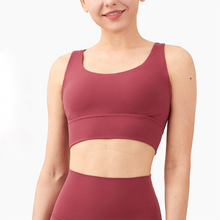 Load image into Gallery viewer, Yoga Tops Bra Solid Color And Sexy Sports Wear Outdoor Exercise Clothes