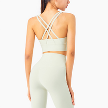 Load image into Gallery viewer, Yoga Tops Bra Solid Color And Sexy Sports Wear Outdoor Exercise Clothes