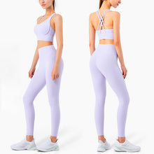 Load image into Gallery viewer, Yoga Set Leggings And Tops Fitness Sports Suits Gym Clothing For Women