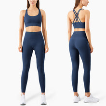 Load image into Gallery viewer, Yoga Set Leggings And Tops Fitness Sports Suits Gym Clothing For Women