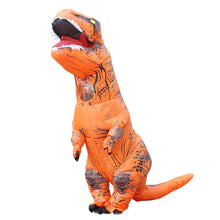 Load image into Gallery viewer, Adult Inflatable Dinosaur Costume T REX Cosplay Party Costume Halloween Costumes for Men Women Anime Fancy Dress Suit