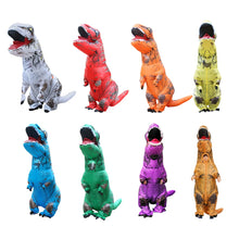 Load image into Gallery viewer, Adult Inflatable Dinosaur Costume T REX Cosplay Party Costume Halloween Costumes for Men Women Anime Fancy Dress Suit