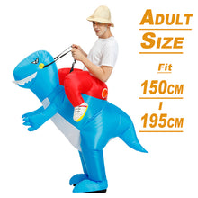 Load image into Gallery viewer, Anime Inflatable Costume Green Alien Adult Kids Funny Blow Up Suit Party Fancy Dress Party Cosplay Halloween Costume