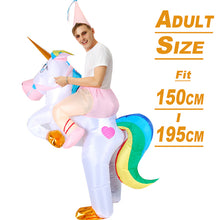 Load image into Gallery viewer, Anime Inflatable Costume Green Alien Adult Kids Funny Blow Up Suit Party Fancy Dress Party Cosplay Halloween Costume