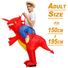 Load image into Gallery viewer, Anime Inflatable Costume Green Alien Adult Kids Funny Blow Up Suit Party Fancy Dress Party Cosplay Halloween Costume
