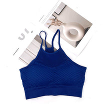 Load image into Gallery viewer, Yoga Bra Cross Back Wire free Removable Cups Sport Bra Tops Freedom