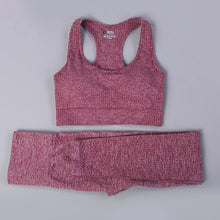 Load image into Gallery viewer, Yoga Set Women Fitness Sports Suits GYM Cloth Running Leggings Workout Pants