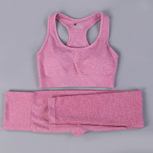 Load image into Gallery viewer, Yoga Set Women Fitness Sports Suits GYM Cloth Running Leggings Workout Pants