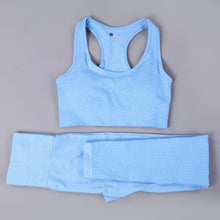 Load image into Gallery viewer, Yoga Set Women Fitness Sports Suits GYM Cloth Running Leggings Workout Pants