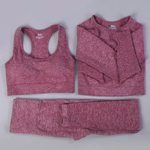 Load image into Gallery viewer, Yoga Set Women Fitness Sports Suits GYM Cloth Running Leggings Workout Pants