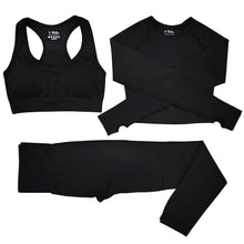 Load image into Gallery viewer, Yoga Set Women Fitness Sports Suits GYM Cloth Running Leggings Workout Pants
