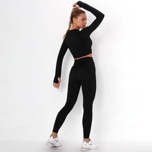 Load image into Gallery viewer, Yoga Set Women Fitness Sports Suits GYM Cloth Running Leggings Workout Pants