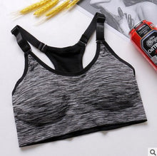 Load image into Gallery viewer, Yoga Bra breathable quick dry Top Shockproof Cross Back Gym Running Bra
