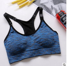 Load image into Gallery viewer, Yoga Bra breathable quick dry Top Shockproof Cross Back Gym Running Bra