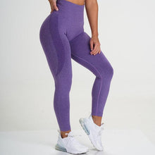 Load image into Gallery viewer, Yoga Pants High Waist Push Up Smile Shape Hip Legging Running Fitness Gym Trouser
