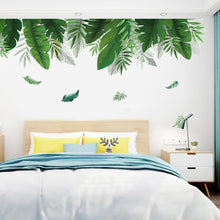 Load image into Gallery viewer, Wall Door Stickers DIY Beach Tropical Palm Leaves Wall Sticker Modern Poster Art Vinyl Decal Wall Mural wallpaper Home Decor