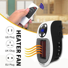 Load image into Gallery viewer, Wall-Outlet Mini Electric Air Heater Powerful Warm Blower Fast Heater Fan Stove Radiator Room Warmer