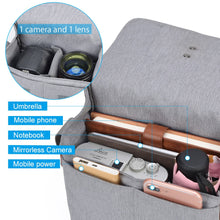 Load image into Gallery viewer, Waterproof Camera Case Lightweight Sling Shoulder Travel Bag For Canon Nikon SONY Panasonic Pentax Olympus Fujifilm Instax MINI