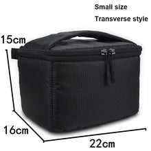 Load image into Gallery viewer, Waterproof DSLR Camera Inserts Bag Portable Inner Partition Padded Protector Bag Super Thick Drop-Proof Liner Inserts Handbag