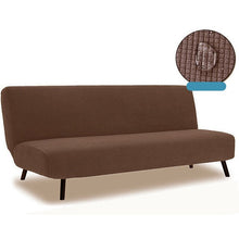 Load image into Gallery viewer, Waterproof sofa bed cover jacquard solid color spandex living room stretch all-inclusive sofa cushion cover without armrests