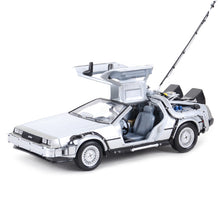 Load image into Gallery viewer, 1:24 DMC-12 DeLorean Time Machine Back to the Future Car Static Die Cast Vehicles Collectible Model Car Toys