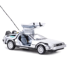 Load image into Gallery viewer, 1:24 DMC-12 DeLorean Time Machine Back to the Future Car Static Die Cast Vehicles Collectible Model Car Toys