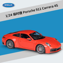 Load image into Gallery viewer, 1:24 Porsche 911GT3 RS sports car simulation alloy car model crafts decoration collection toy tools gift
