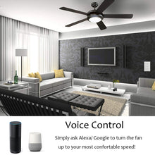 Load image into Gallery viewer, Wifi Smart Fan Switch In Wall Speed Control Enabled Variable Ceiling Touch Glass Panel Remote Tuya Alexa Google Home Assistant