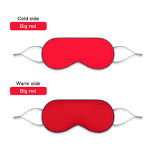 Load image into Gallery viewer, Summer Sleep Mask Ice Silk Eye Patches Double Sided Cold Warm Soft Eyeshade Solid Color Refreshing Sleeping Face Masks Comfort