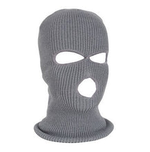 Load image into Gallery viewer, Winter Army Tactical Mask 3 Hole Full Face Mask Ski Mask Winter Cap Balaclava Motorbike Motorcycle Helmet Full Helmet