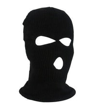 Load image into Gallery viewer, Winter Army Tactical Mask 3 Hole Full Face Mask Ski Mask Winter Cap Balaclava Motorbike Motorcycle Helmet Full Helmet