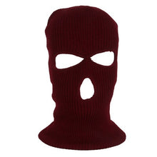 Load image into Gallery viewer, Winter Army Tactical Mask 3 Hole Full Face Mask Ski Mask Winter Cap Balaclava Motorbike Motorcycle Helmet Full Helmet