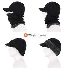 Load image into Gallery viewer, Winter Hat Skullies Beanies Hats Winter Beanies For Men Women Wool Scarf Caps Balaclava Mask Gorras Bonnet Knitted Hat