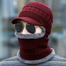 Load image into Gallery viewer, Winter Hat Skullies Beanies Hats Winter Beanies For Men Women Wool Scarf Caps Balaclava Mask Gorras Bonnet Knitted Hat