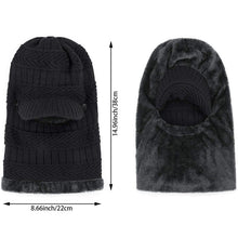 Load image into Gallery viewer, Winter Hat Skullies Beanies Hats Winter Beanies For Men Women Wool Scarf Caps Balaclava Mask Gorras Bonnet Knitted Hat